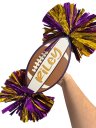 Personalized Football Cheer Pom Sign Custom Football Spirit Stick